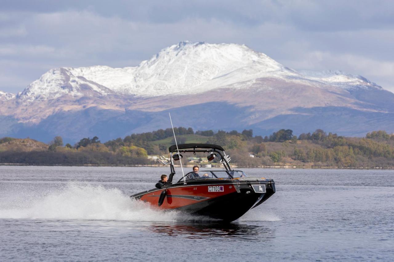 Cameron House On Loch Lomond Alexandria Exterior photo A motor launch on Loch Lomond