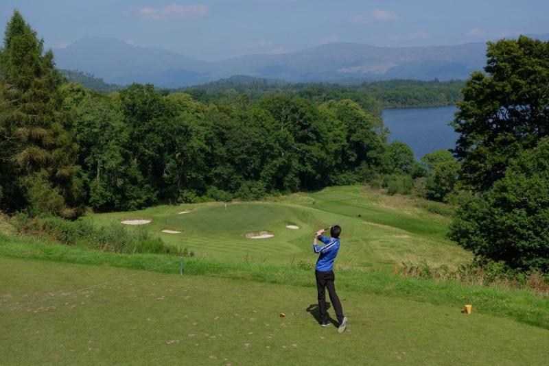 Cameron House On Loch Lomond Alexandria Exterior photo Golf course at the resort